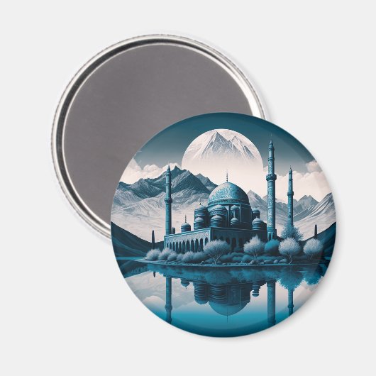 ウィンターモスクマスジドレイクテーマ冷蔵庫用マグネット マグネット (正面/裏面)