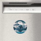 ウィンターモスクマスジドレイクテーマ冷蔵庫用マグネット マグネット (インサイチュ (食洗機))