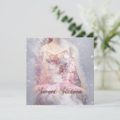 ウィンターモダンダンスSweet sixteen招待状 招待状 (スタンド正面)