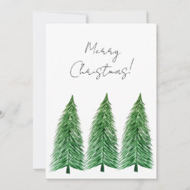 ウィンターモダンホリデーカントリー美しい 招待状