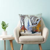 ウィンターモーニング、素晴らしClarence Gagnonによるアート クッション (椅子)