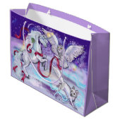ウィンターユニコーンファンタジー ラージペーパーバッグ (裏面アングル)