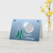 ウィンターユレイタイドシーズンズグリーティング カード (黄色い花)