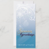 ウィンターライトスパークルホリデーパーティー招待状 招待状 (正面)