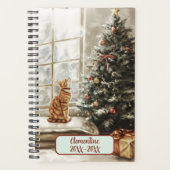 ウィンターライフ クリスマス 猫 フレキシブル スケジュール帳 (正面)