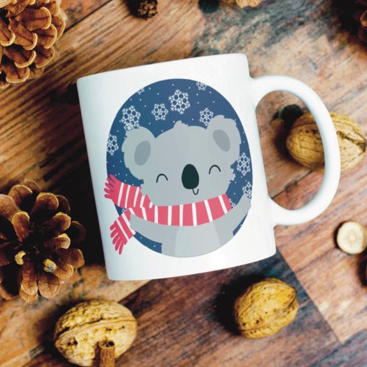 ウィンターライブクリスマスコアラマグ コーヒーマグカップ