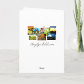 ウィンターラビットスノーフレークスバイビハレ シーズンカード (裏面)