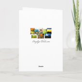 ウィンターラビットホリデイクリスマスピースバイビール シーズンカード (裏面)