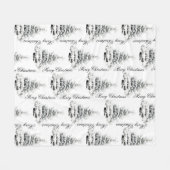 ウィンターランドクリスマスフリースブランケット フリースブランケット (正面(横))