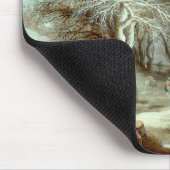 ウィンターランドスケープGijsbrecht Leytens マウスパッド (コーナー)