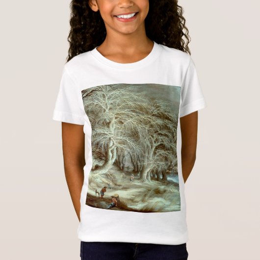ウィンターランドスケープGijsbrecht Leytens Tシャツ (正面)