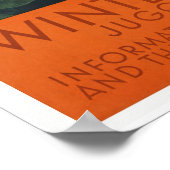 ウィンターリゾートユーゴスラヴィアジュゴスラフリビエラヴィンテージ ポスター (角)