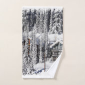 ウィンターリトリート – アルパインビレッジ バスタオルセット (ハンドタオル)