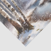 ウィンターリバー樺の木ツリーズデコページ 薄葉紙 (詳細)