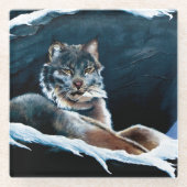 ウィンターリンクス山 ガラスコースター (正面)