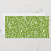 ウィンターリースモノグラムホリデイ2フォトカードグリーン シーズンカード (裏面)