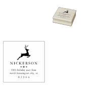 ウィンターリーピングトインデナ差出人住所 ラバースタンプ (押印)