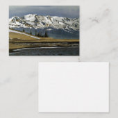 ウィンターリーヴィルコロラドマウンテンランドスケープ ノートカード (正面/裏面)