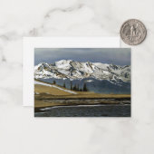ウィンターリーヴィルコロラドマウンテンランドスケープ ノートカード (正面/裏面インサイチュ)
