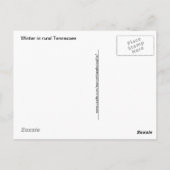 ウィンタールーラルシーンヴィンテージバーン&レーキ |テネシー ポストカード (裏面)