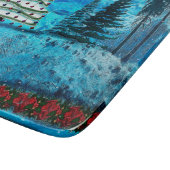 ウィンターレイククリスマスフォークアート カッティングボード (角)