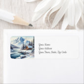 ウィンターレイク差出人住所ラベル ラベル (インサイチュ)