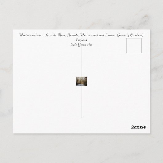 ウィンターレインボーアーンサイドモス ポストカード (裏面)