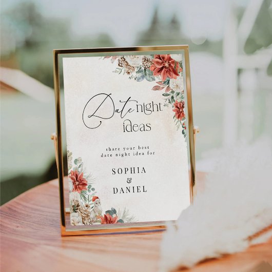 ウィンターレッドグリーンリーピネコーンデイトナイトアイディアサイン 台座サイン