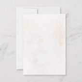 ウィンターレッドピネコ結婚ンズフラットサンキューカード サンキューカード (裏面)