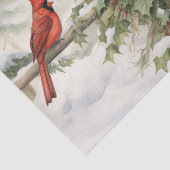 ウィンターレッド深紅色ズバードハウスアイビーアンドベリー 薄葉紙 (詳細)