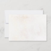 ウィンターレッド緑ピネコ結婚ン詳細カード 出欠カード (裏面)