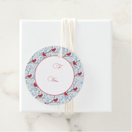 ウィンターレッド（鳥）ショウジョウコウカンチョウバード フェイバータグ