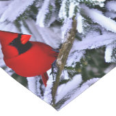 ウィンターレッド(鳥)ショウジョウコウカンチョウ ショートテーブルランナー (コーナー)
