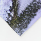 ウィンターレッド（鳥）ショウジョウコウカンチョウ フリースブランケット (角)