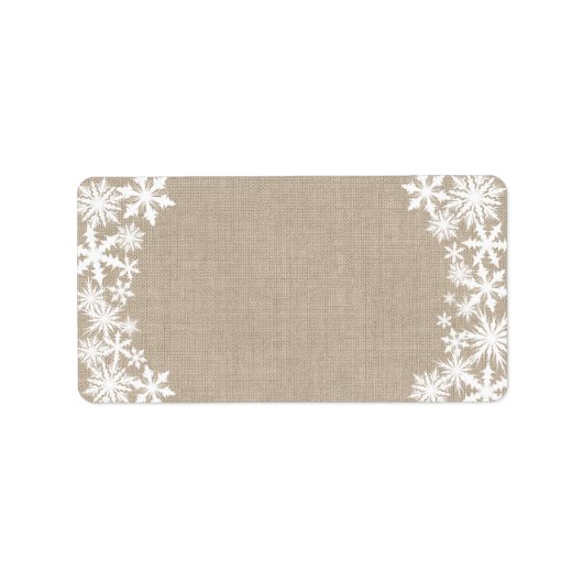 ウィンターレースのようホリデー住所 シール (正面)