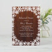 ウィンターレースオンダークウッドリハーサルディナー招待状 招待状 (スタンド正面)
