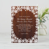 ウィンターレースオンダークウッド結婚式招待状 招待状 (スタンド正面)