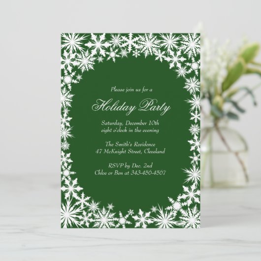 ウィンターレースホリデーパーティー招待状 招待状 (スタンド正面)