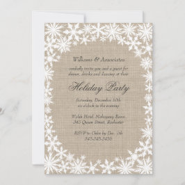 ウィンターレースホリデ企業のーパーティ招待状 招待状
