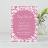 ウィンターレースSweet sixteen招待状 – ピンク 招待状 (スタンド正面)