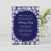 ウィンターレ企業のースホリデーパーティー招待状 招待状 (スタンド正面)