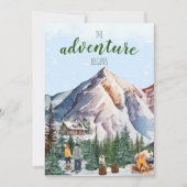 ウィンターロッジインザマウンテンズアドベンチャー開始 招待状 (正面)