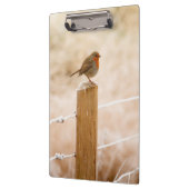 ウィンターロビンレッドバスト クリップボード (左)