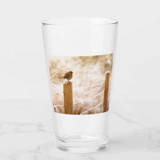 ウィンターロビンレッドバスト タンブラーグラス (正面)