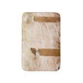 ウィンターロビンレッドバスト バスマット (正面縦)