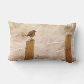 ウィンターロビンレッドバスト ランバークッション (裏面)