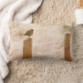 ウィンターロビンレッドバスト ランバークッション (ブランケット)