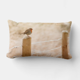 ウィンターロビンレッドバスト ランバークッション