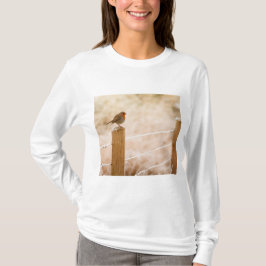 ウィンターロビンレッドバスト Tシャツ
