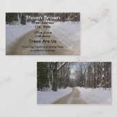 ウィンターロードビジネスカード 名刺 (正面/裏面)